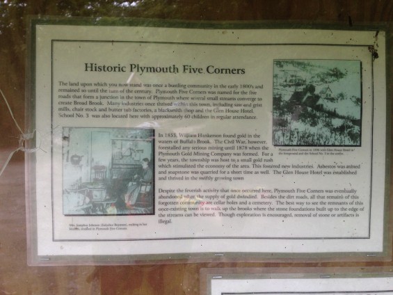 Some history from a kiosk put up by VT Fish & Wildlife.
