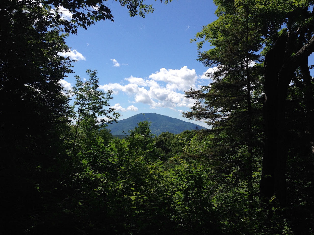 Mt. Ascutney from the West Windsor trails.