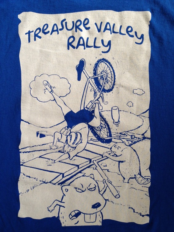 Treasure Valley Rally – the T-shirt. Angry rodents rule!
