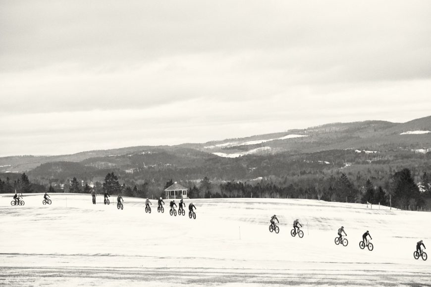 2018 Winterbike at the Kingdom Trails in East Burke, VT.
Photo by Bear Cieri