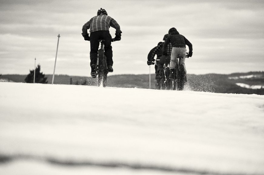2018 Winterbike at the Kingdom Trails in East Burke, VT.Photo by Bear Cieri